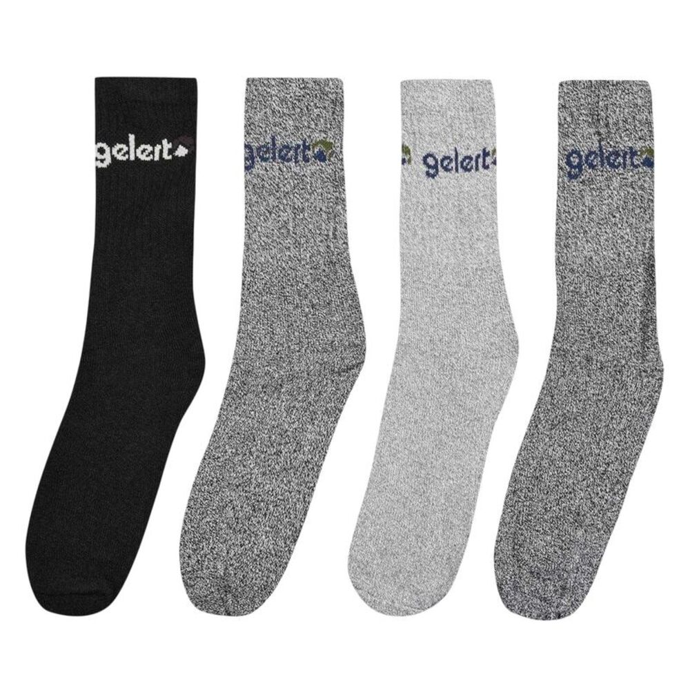 Gelert Mens Boot Socks (Pack of 4) / Multicolored
